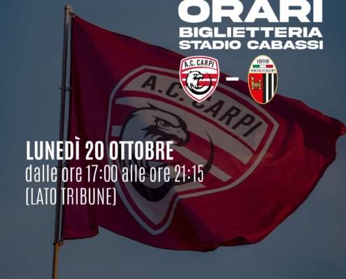 Lunedì sera da brivido al Cabassi: torna l'Ascoli e Carpi si prepara alla festa