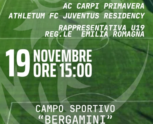 Il Carpi Primavera sfida l'élite: triangolare di prestigio a San Felice