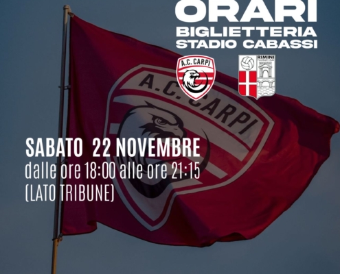 Biglietteria aperta: il Cabassi si prepara per la sfida con il Rimini