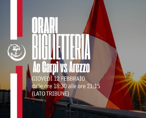 Al Cabassi si accendono le luci per Carpi-Arezzo